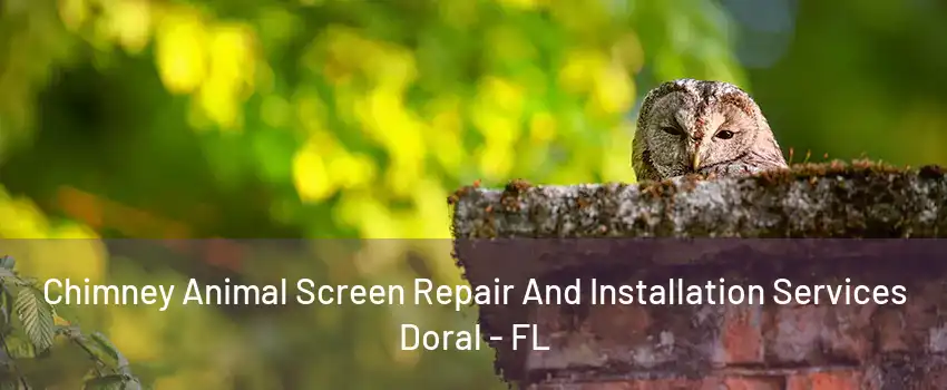 Chimney Animal Screen Repair And Installation Services Doral - FL