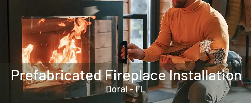 Prefabricated Fireplace Installation Doral - FL